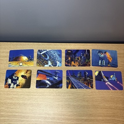 1985 Hasbro Transformers Action Cards Series 1 Cards 42-49 In Great Condition