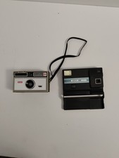 Vintage Lot 1960  s Kodak Instamatic 104 Camera And Kodak Disk 3600 Untested