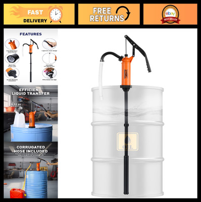 55 Gallon Drum Pump for DEF & Water | Manual Barrel Pump, 9-14 oz Stroke, Fits 1