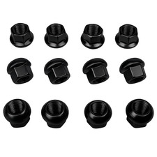 20er schwarze Radmuttern SET für Stahlfelgen M14x1,5 für Porsche 356 911 924 944