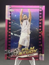 Devin Booker 2024 Topps Chrome Film Study Insert Pink Refractor Prizm #FS-19