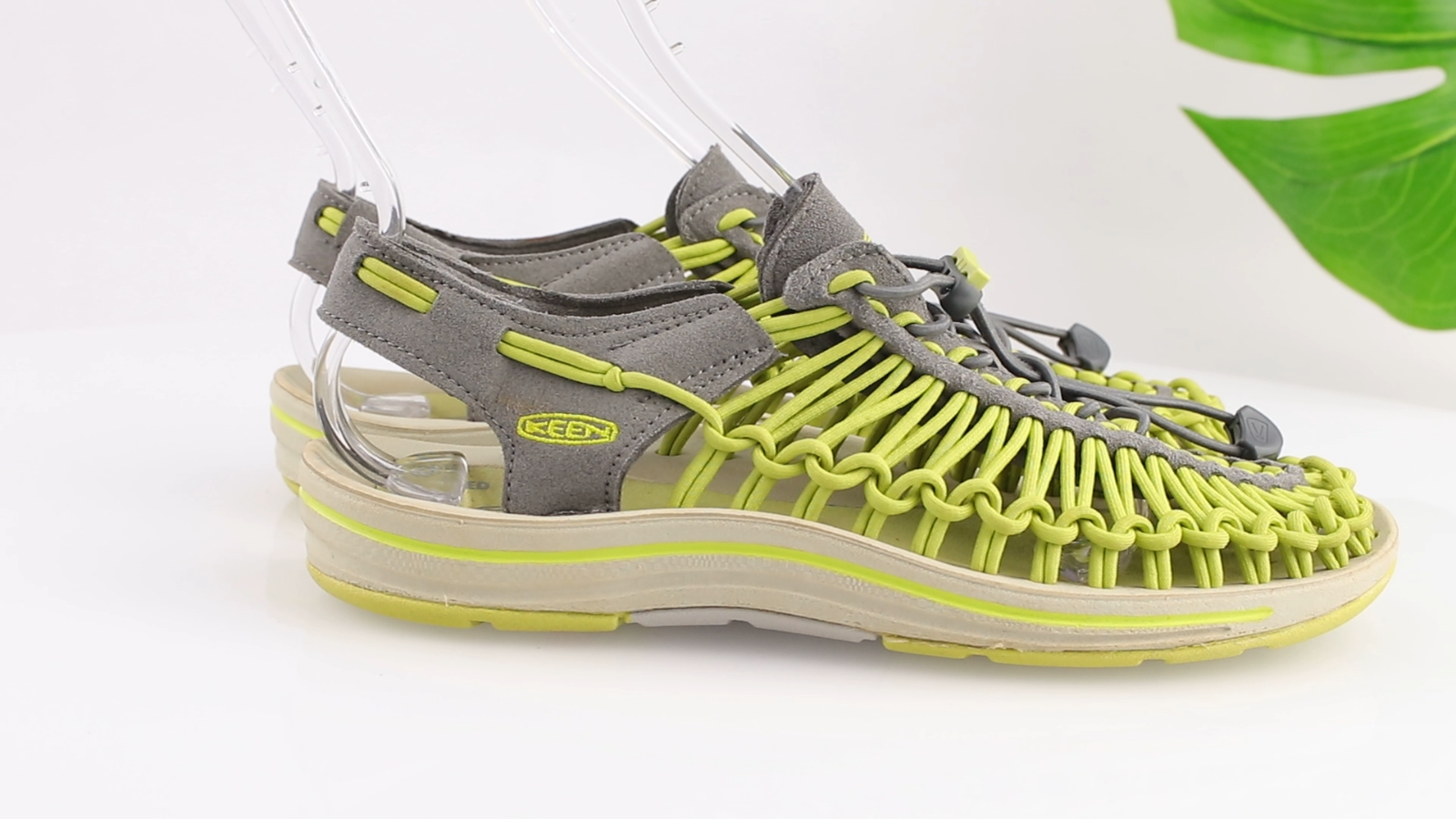 Sandalo Keen donna Uneek taglia 10 grigio Chartre verde escursione avventura scarpa acqua