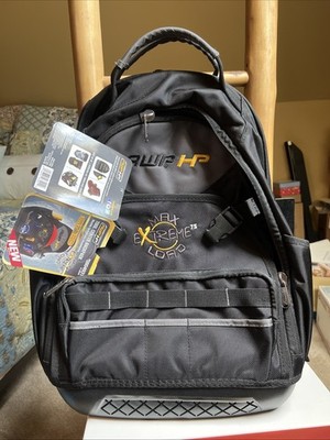 AWP HP Backpack Black Extreme Tool Bag Treaded Rubber Bottom Handyman Heavy Duty