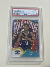 2025-26  Jeremiah Fears Arrivals Red/Black Refractor Rookie #/25 POP 1 PSA 10 🔥