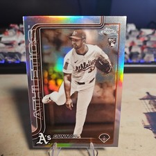 2025 Topps Chrome Update - Gunnar Hoglund RC Sepia Refractor Athletics USC127