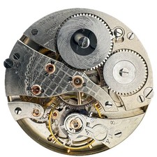 Antique 16s 1918 Waltham 21j Montgomery Dial Pocket Watch Movement Crescent St.