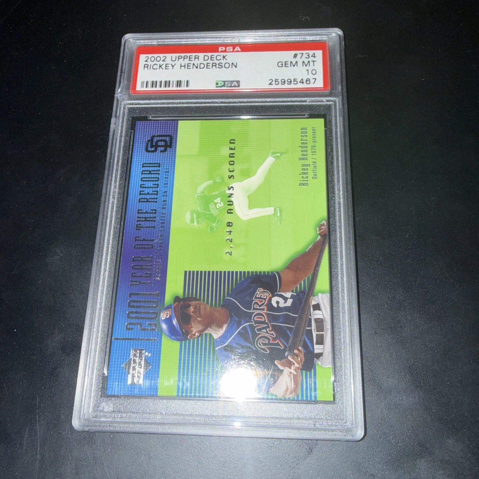 2002 Rickey Henderson #734