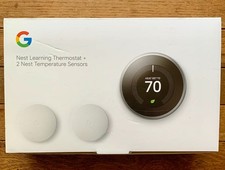 BRAND NEW GOOGLE NEST LEARNING THERMOSTAT & 2...