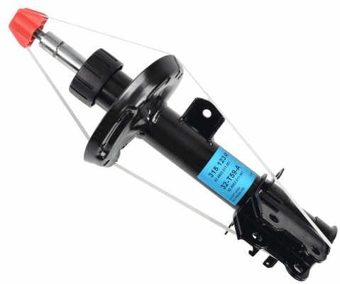 STOSSDAMPFER STOßDÄMPFER 2 STÜCK PAAR SACHS 315 123 2PCS P FÜR FIAT QUBO - Bild 2 von 5