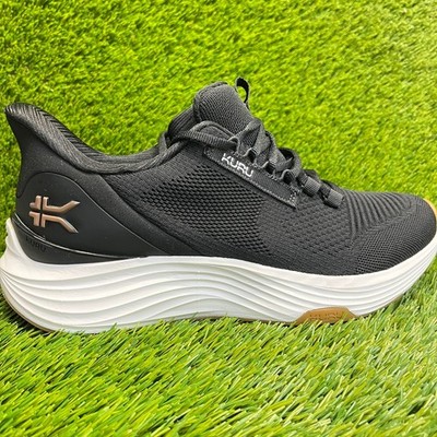 Kuru Atom 2 Womens Size 10.5 Black White Athletic Running Walking Shoes Sneakers