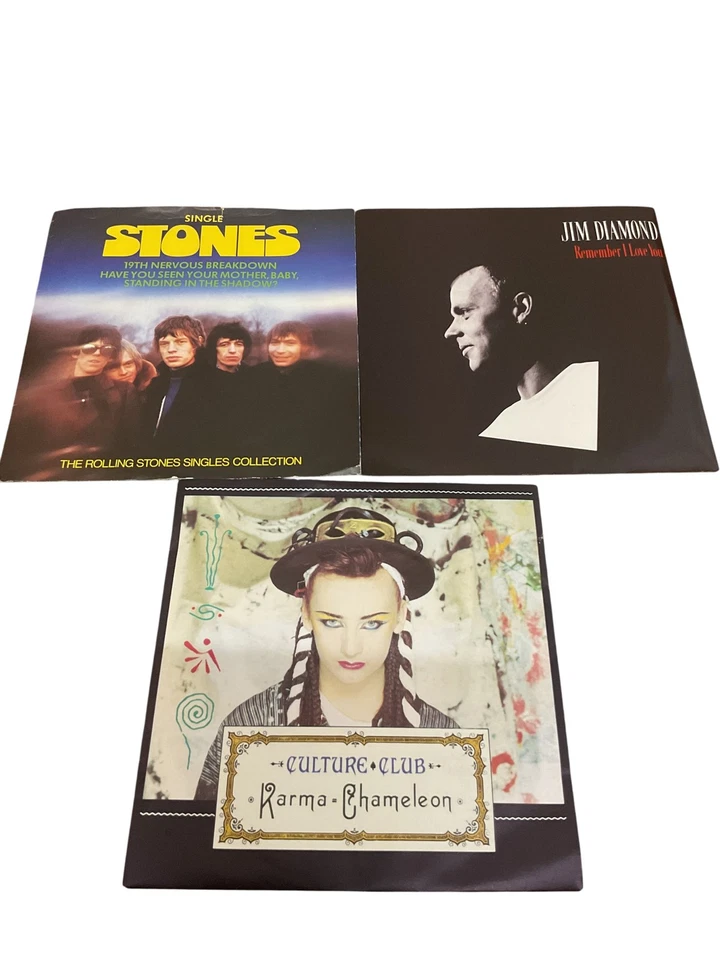 Retro 17 x 7" Vinyl Record Single Collection- Bundle Varoius Artists - Image 2 of 4