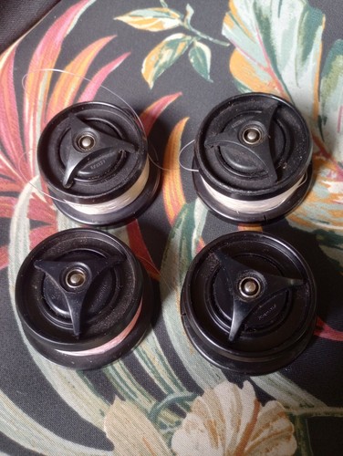 VINTAGE GARCIA MITCHELL SPOOL LOT.  #3 #3 #4 #6 MITCHELL Spools. Vintage Fishing - Picture 4 of 4
