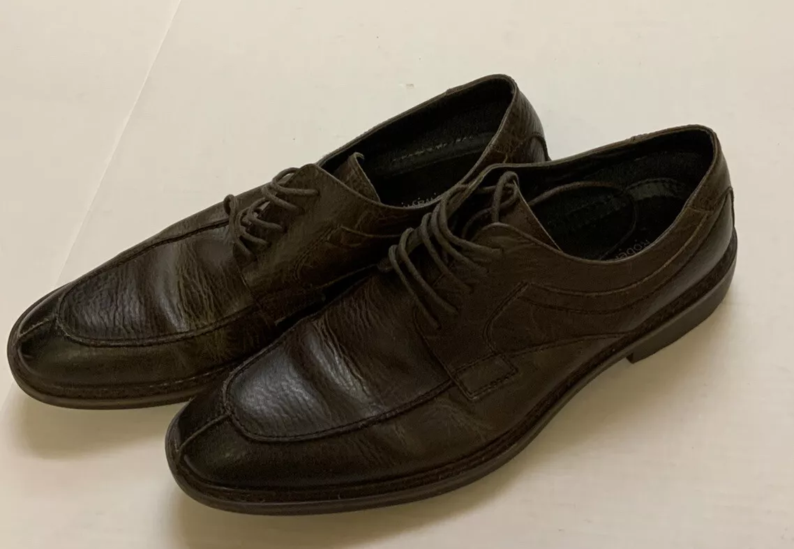 Robert Wayne Men s Angel BROWN Leather Oxford Lace Up Shoes Size