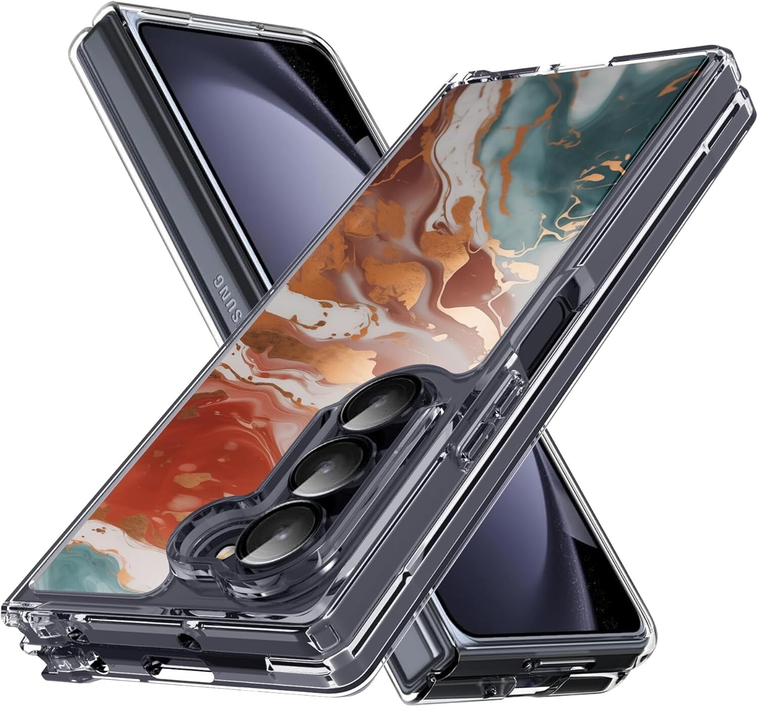 For Samsung Galaxy Z Fold 6 5G Case with Soft Shockproof & Anti-Drop Protection-image