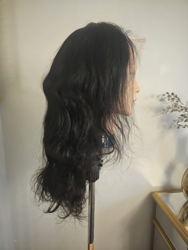 High Quality regular Top 20 to 22" straight 100% Virgin Human Hair Lace Wig - Picture 11 of 13