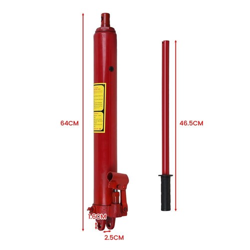 Hydraulic Jack Long Ram Hoist 8 Ton Crane Cylinder Lift Pump Engine Workshop Use - Picture 8 of 13