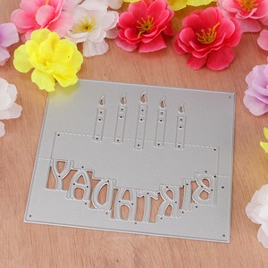 Le Joyeux Anniversaire En Metal Coupant Meurt Le Pochoir Pour L Album De Ebay