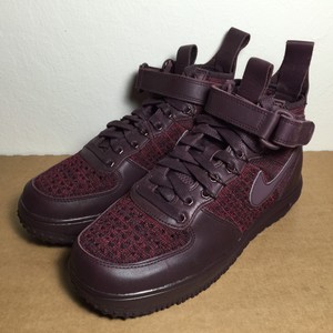 Nike Women's Lunar Force 1 Flyknit Leather Workboot Burgundy(860558-600) SZ  US 7 | eBay