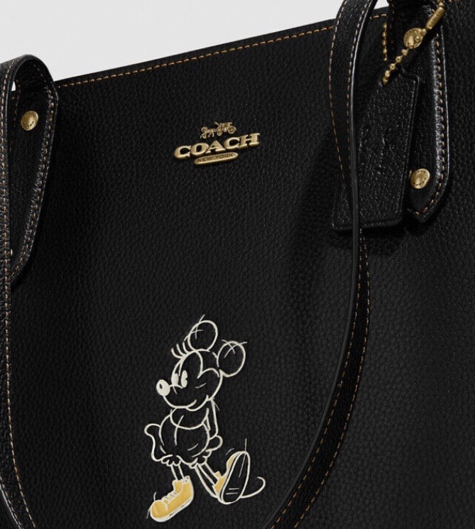 Ltd. Ed. NWT Coach X Disney Mickey Black Pebble Leather Ltd. Ed. NWT Coach X Disney Mickey Black Pebble Leather