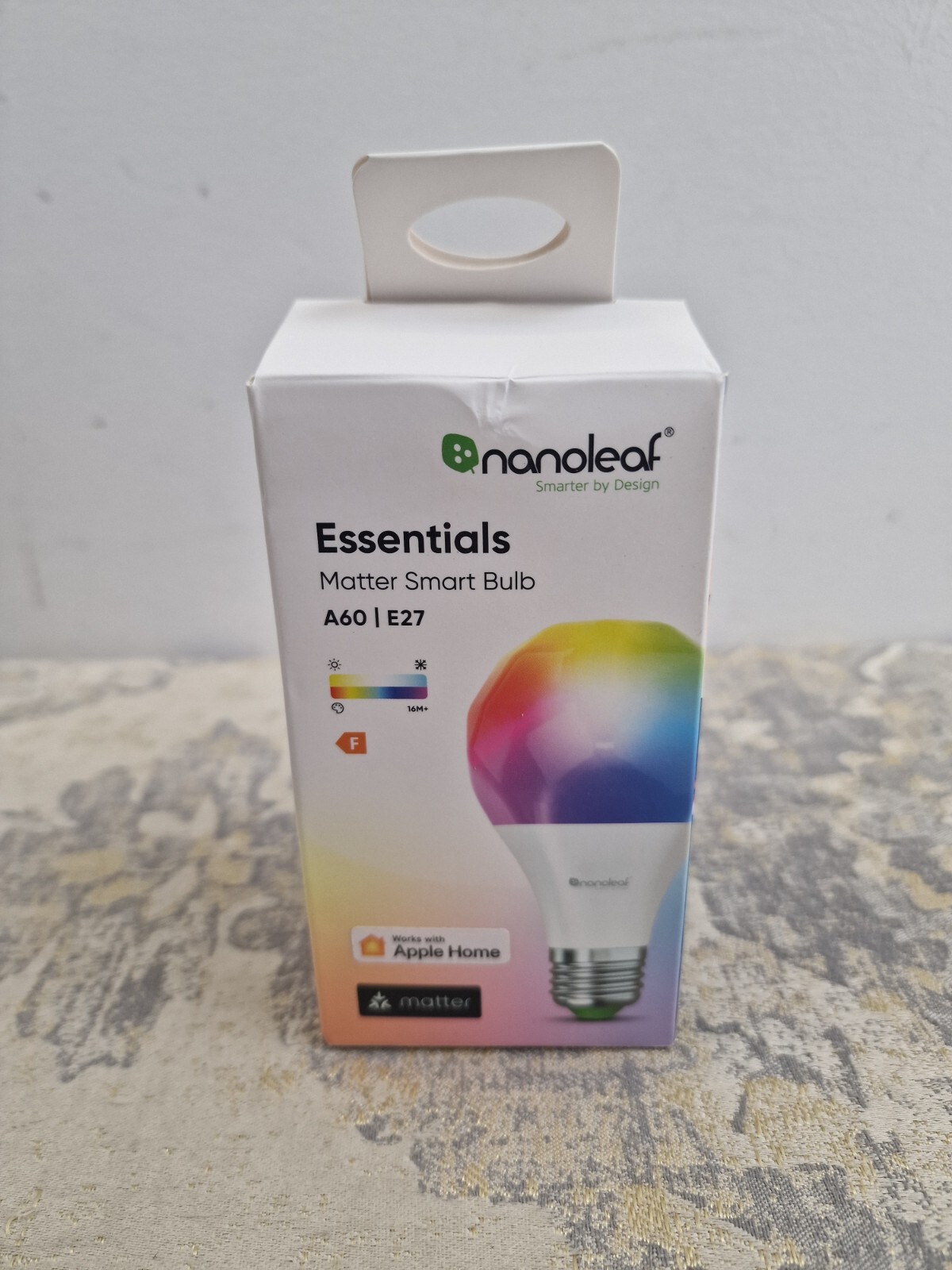 Nanoleaf Matter Essentials E27 LED Bulb, RGBW Dimmable Smart Bulb - Matter over