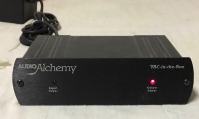 Audio Alchemy VAC In the BOX with Model # 7009 Power Source. Powers Up. SN-82099