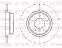 Remsa 2X Bremsscheibe Hinten Ø299.9Mm BelüFtet FüR BMW 1Er E87 116I 118I E81