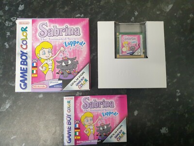 Sabrina The Animated Series Spooked - Gameboy Farbspiel - Handbuch verpackt
