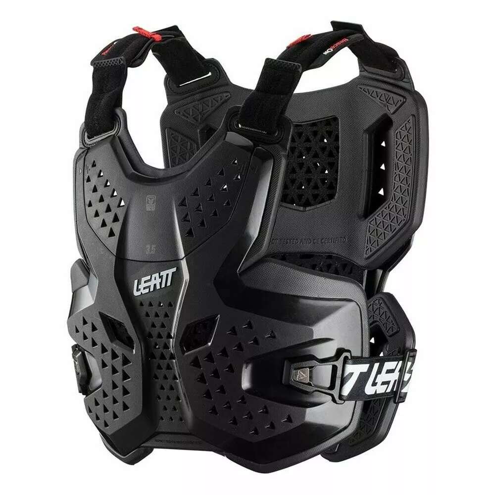 NEW LEATT 3.5 CHEST PROTECTOR BLACK ADULT ROOST MOTOCROSS BODY