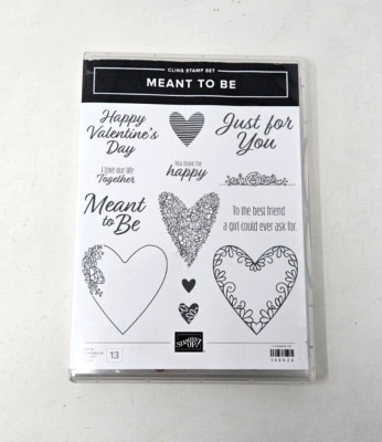 Stampin' Up Cling Stamp Set Meant To Be 148626 & Dies Set | eBay