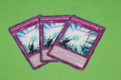 Yu-Gi-Oh! Playset Blazing Vortex #080 Lineare Gleichungs Kanone Common 3x DE