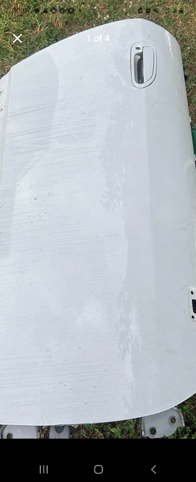 Оригинальная белая ручка внешней двери для правостороннего пассажира Honda S2000 AP1 AP2 2000-2009 годов выпуска - Изображение 2 из 2