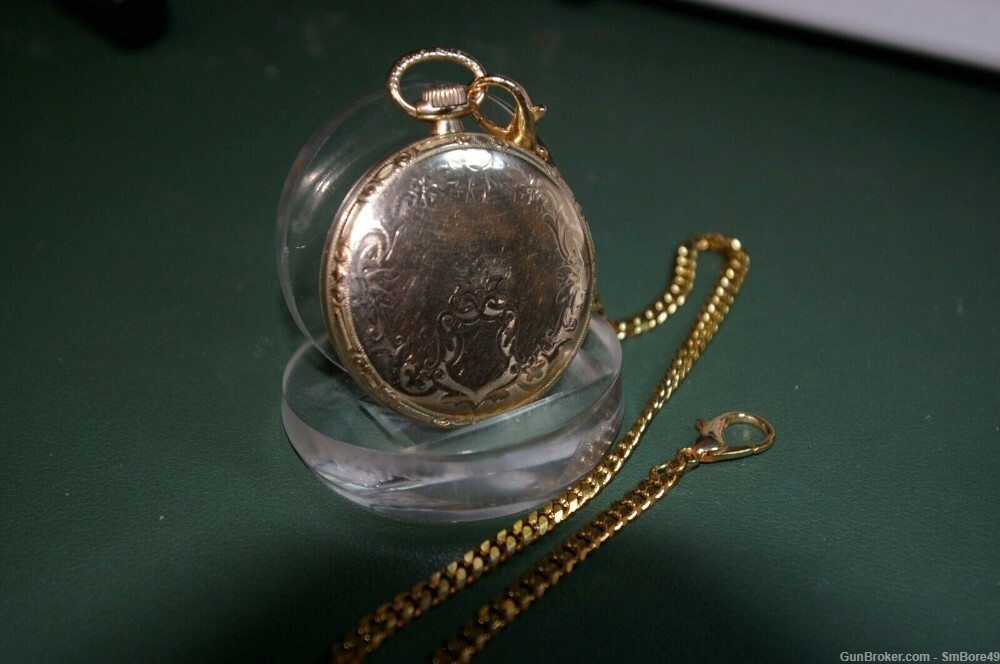 Elegant Vintage Elgin men's pocket watch, 16size, working very well