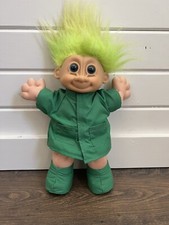 Russ Berrie Co Troll Doll Doctor Clothing 15 1/2" Surgeon Medic Green Hair