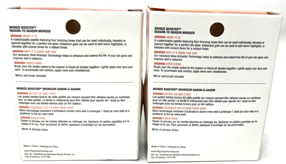 (2) Physicians Formula Bronze Booster Season-To-Season Bronzer 7546 Medium Dark - Image 3 of 3