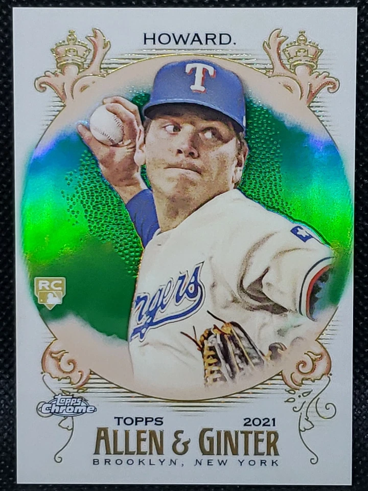 2021 Topps Chrome Allen & Ginter Green, Orange, and Gold Refractors!! You Pick! - Image 3 of 4