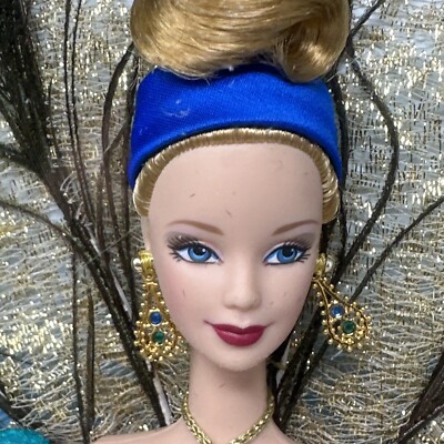 Barbie Peacock Doll Birds of Beauty 1st in Series Blue Green