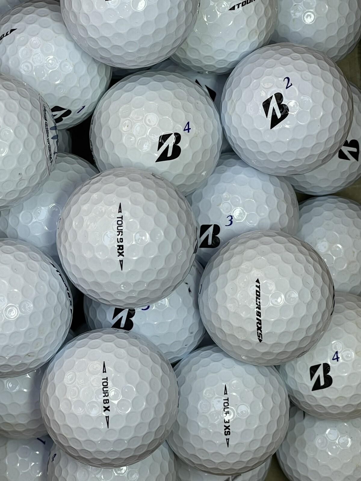 12 Bridgestone Tour BX / BXS / BRX / BRXS Golf Balls Mint / A Grade 1