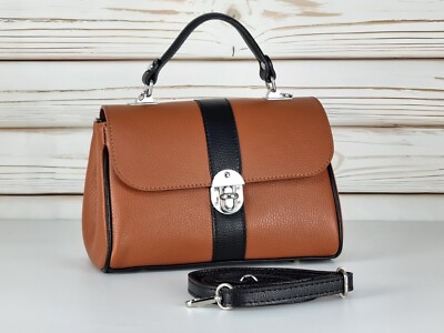 Stylish and Elegant Leather Bag, Premium Italian Bag, Handbag, Minimalist Bag