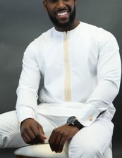 African Dashiki set, matching shirt and pant/African clothing / African men clot