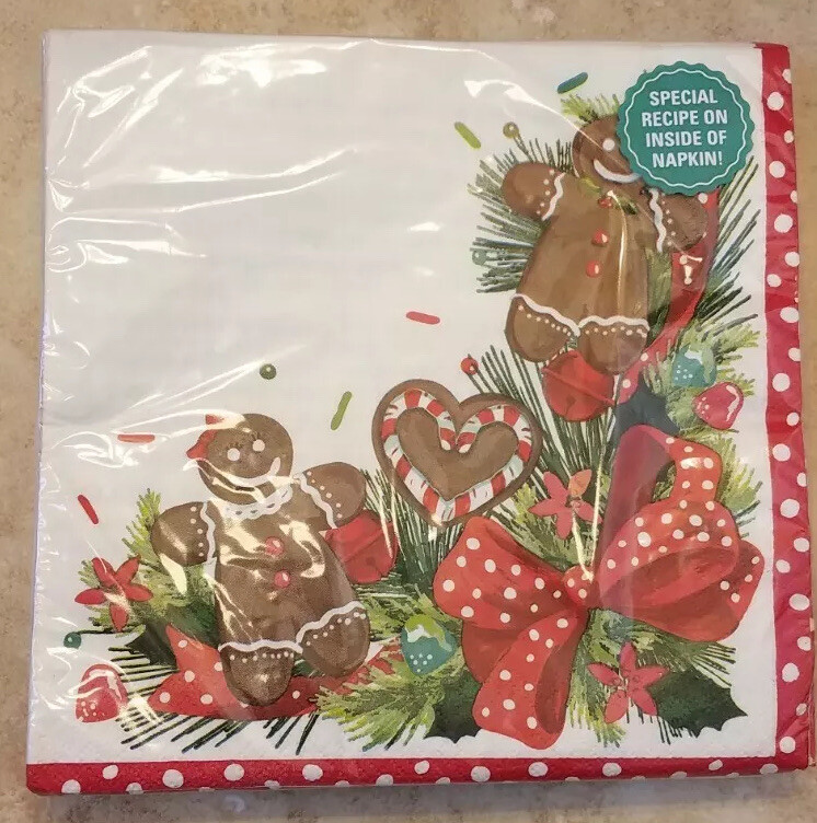 Christmas Paper Dinner Napkins