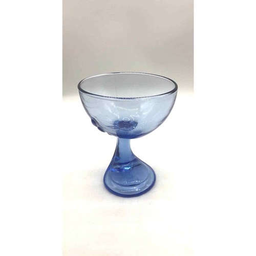 Four Gorgeous Very Collectible Bromiolo Rocco Jerba Blue Goblets Great Shape - Picture 6 of 10