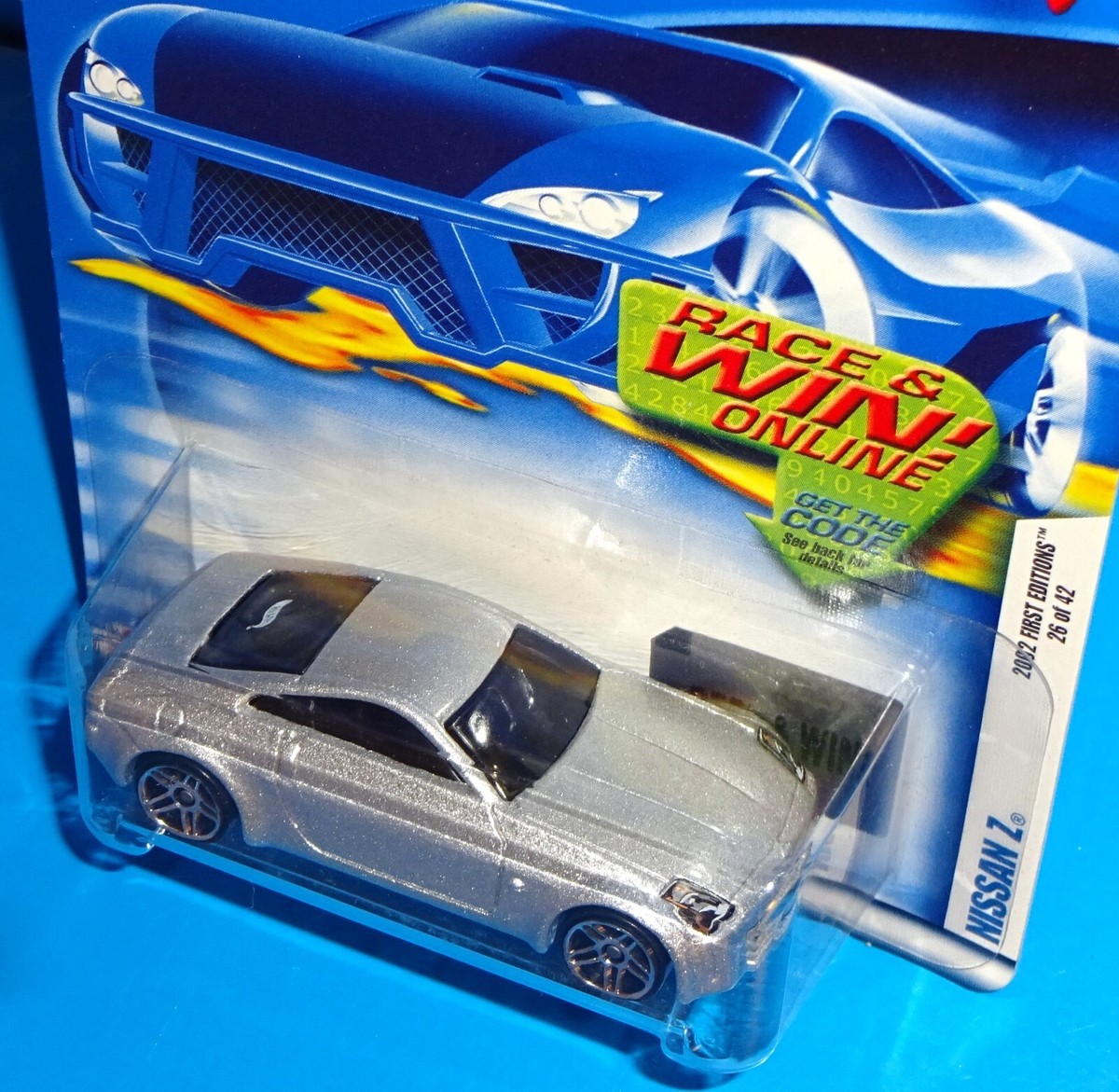 Hot Wheels 2002 First Editions 26/42 #38 Nissan Z Mtflk Silver w