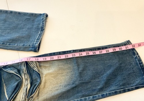 DSTRKT Org Standard Moto Distress Herren Jeans 36x32 Ripstop Reißverschlüsse geschliffen Patch - Bild 14 von 19