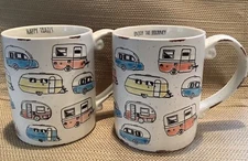 Spectrum Designz Happy Trails & Enjoy The Journey Coffee Mugs Camper RV (2)