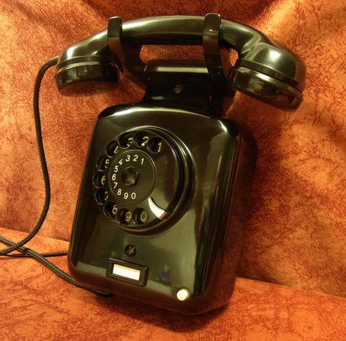 64! W51 Telefon alt Wandtelefon RB&CO 7.1961 Telephone W51 Geschenk!