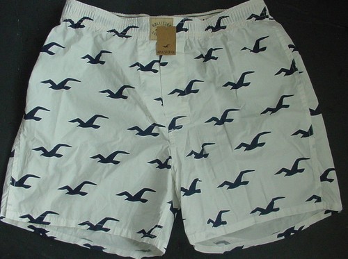Nwt Hollister Uomo Boxer Slip Bianco Blu Navy Seagulls Hco Taglia XL Raro |  eBay