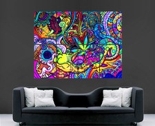 TRIPPY POSTER PSYCHEDELIC PICTURE GIANT WALL ART HUGE GIANT