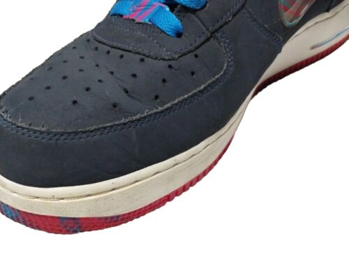 Nike Air Force Sneakers Shoes Low Top Size 12 Marble Blue Men's - Picture 4 of 16