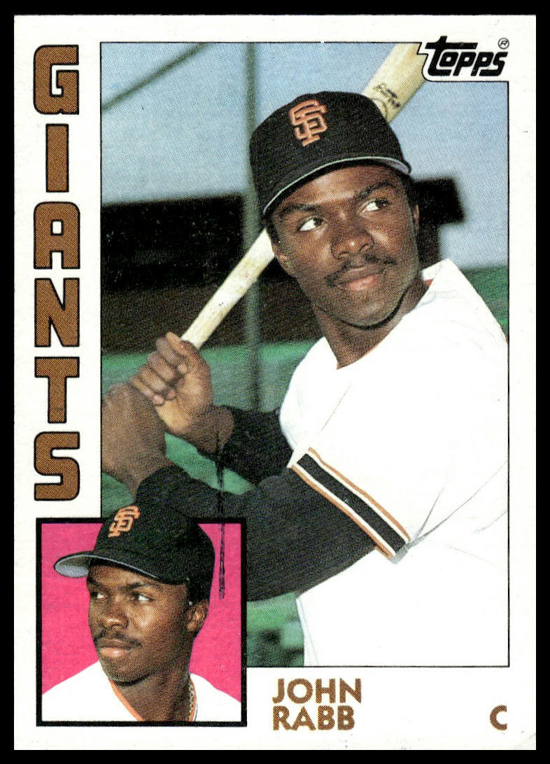 1984 Topps #228 John Rabb RC San Francisco Giants Baseball