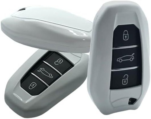Gloss Key Case For PEUGEOT e-308 (2024) 308 408 508 5008 208 2008 Keyless Fob - Picture 36 of 47